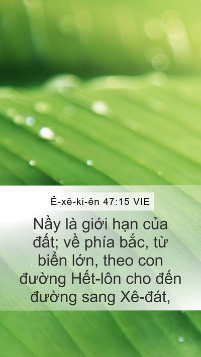 Ê-xê-ki-ên 47:15 VIE Bible Verse Image