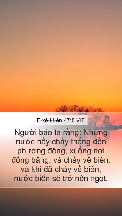 Ê-xê-ki-ên 47:8 VIE Bible Verse Image