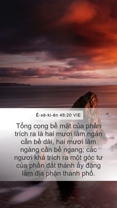 Ê-xê-ki-ên 48:20 VIE Bible Verse Image