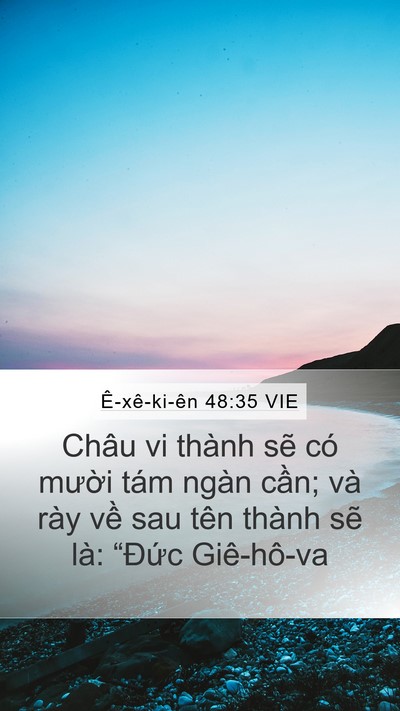Ê-xê-ki-ên 48:35 VIE Bible Verse Image