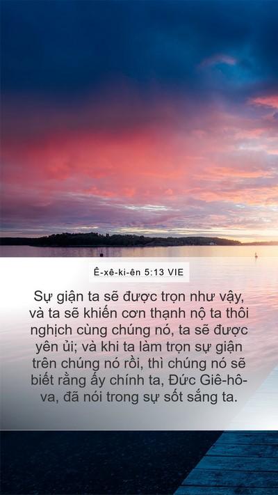 Ê-xê-ki-ên 5:13 VIE Bible Verse Image