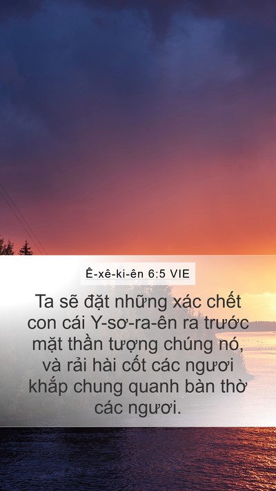 Ê-xê-ki-ên 6:5 VIE Bible Verse Image