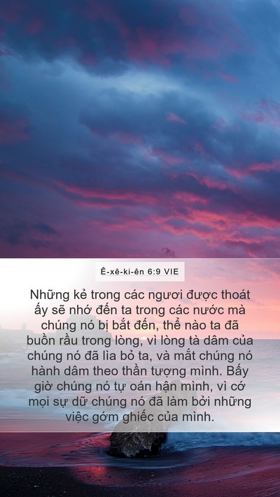Ê-xê-ki-ên 6:9 VIE Bible Verse Image
