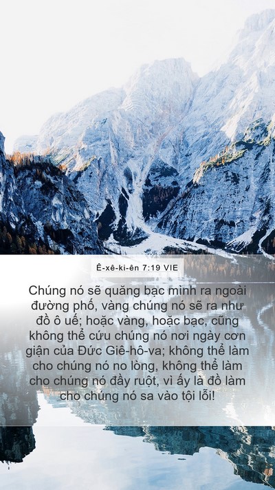 Ê-xê-ki-ên 7:19 VIE Bible Verse Image