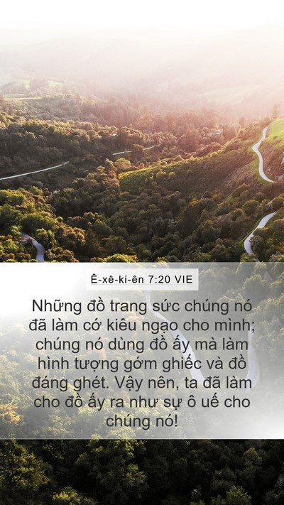 Ê-xê-ki-ên 7:20 VIE Bible Verse Image