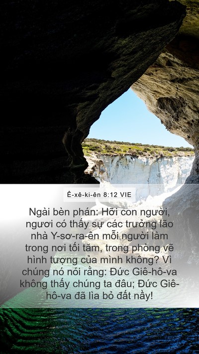Ê-xê-ki-ên 8:12 VIE Bible Verse Image