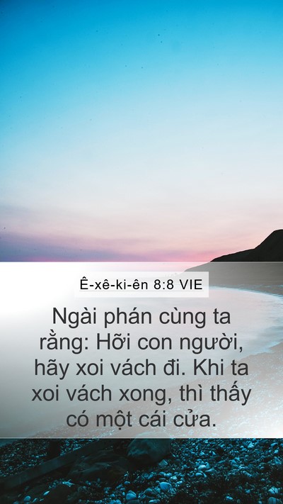 Ê-xê-ki-ên 8:8 VIE Bible Verse Image