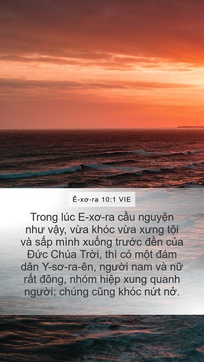 Ê-xơ-ra 10:1 VIE Bible Verse Image