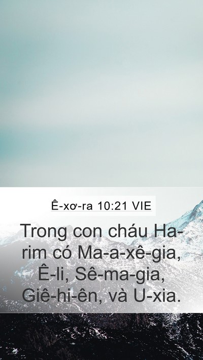 Ê-xơ-ra 10:21 VIE Bible Verse Image