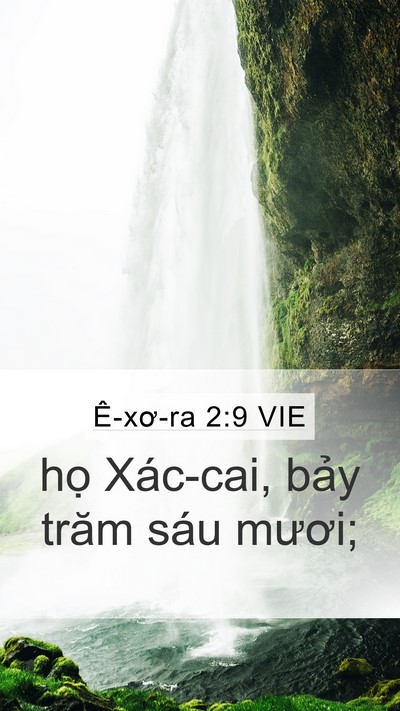 Ê-xơ-ra 2:9 VIE Bible Verse Image
