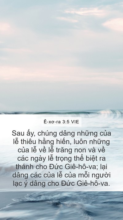 Ê-xơ-ra 3:5 VIE Bible Verse Image