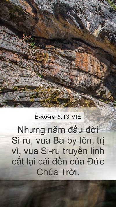 Ê-xơ-ra 5:13 VIE Bible Verse Image