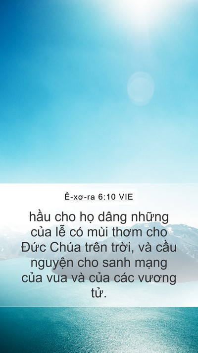 Ê-xơ-ra 6:10 VIE Bible Verse Image