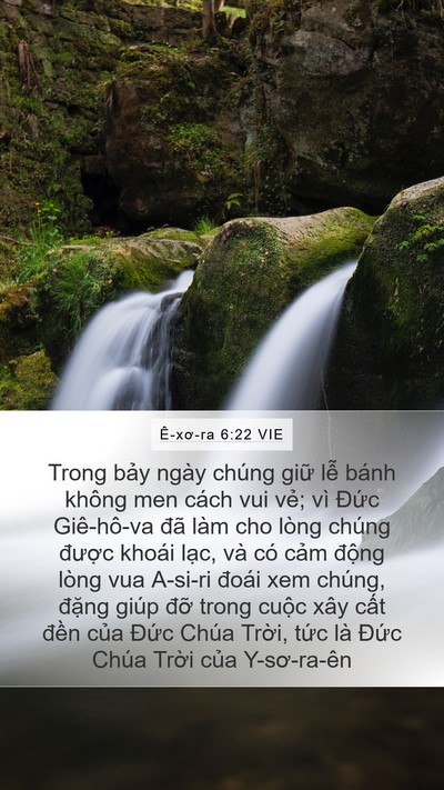 Ê-xơ-ra 6:22 VIE Bible Verse Image