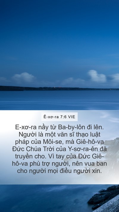 Ê-xơ-ra 7:6 VIE Bible Verse Image