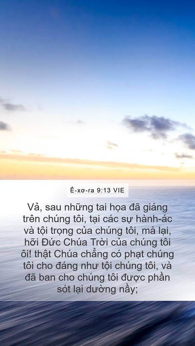 Ê-xơ-ra 9:13 VIE Bible Verse Image
