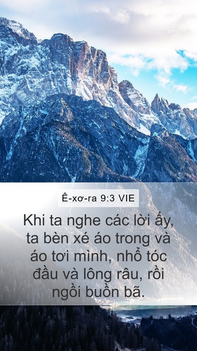 Ê-xơ-ra 9:3 VIE Bible Verse Image