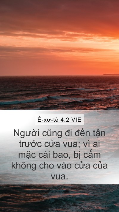 Ê-xơ-tê 4:2 VIE Bible Verse Image