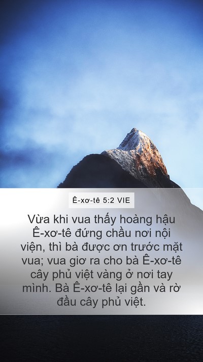 Ê-xơ-tê 5:2 VIE Bible Verse Image