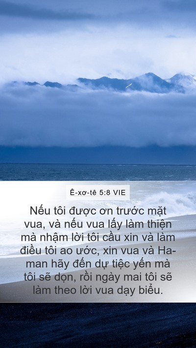 Ê-xơ-tê 5:8 VIE Bible Verse Image