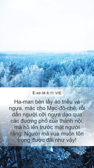 Ê-xơ-tê 6:11 VIE Bible Verse Image