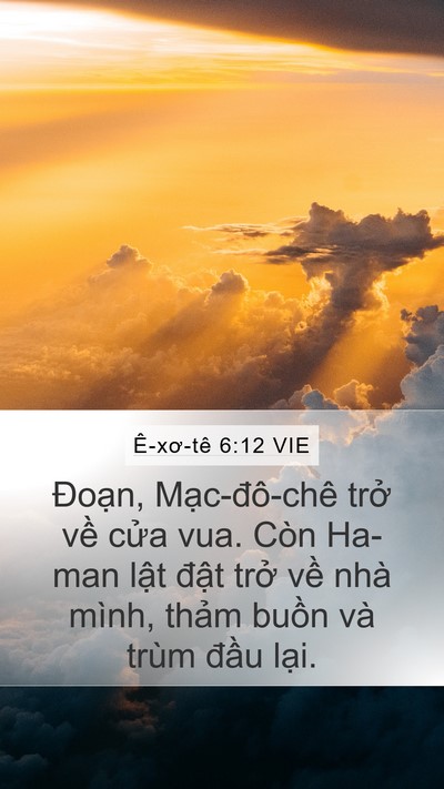 Ê-xơ-tê 6:12 VIE Bible Verse Image