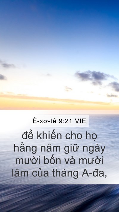 Ê-xơ-tê 9:21 VIE Bible Verse Image
