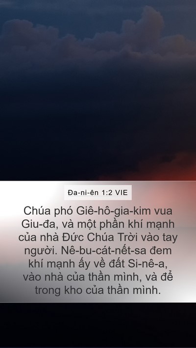 Ða-ni-ên 1:2 VIE Bible Verse Image