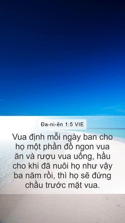 Ða-ni-ên 1:5 VIE Bible Verse Image