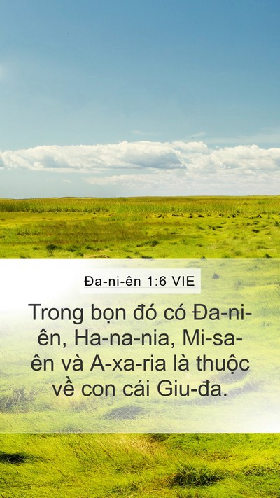 Ða-ni-ên 1:6 VIE Bible Verse Image
