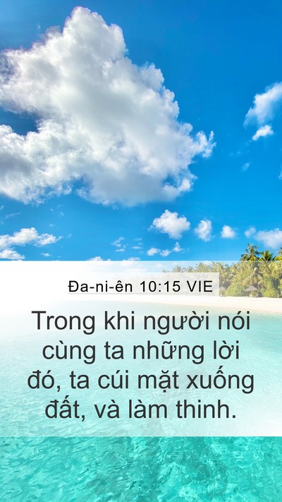 Ða-ni-ên 10:15 VIE Bible Verse Image