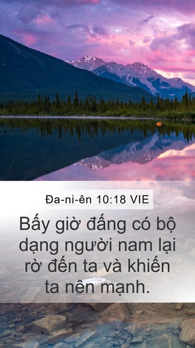 Ða-ni-ên 10:18 VIE Bible Verse Image