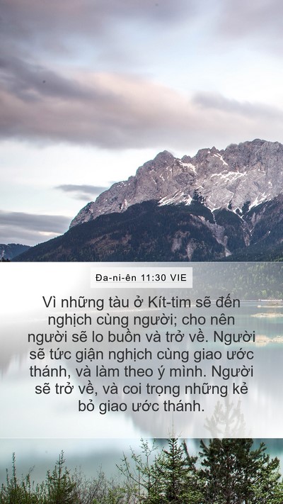 Ða-ni-ên 11:30 VIE Bible Verse Image