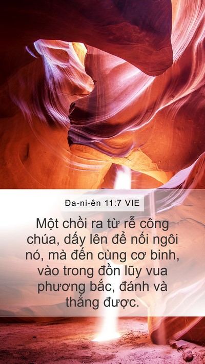 Ða-ni-ên 11:7 VIE Mobile Phone Wallpaper - Một chồi ra từ rễ công chúa, dấy lên - Mobile Bible Verse Wallpaper