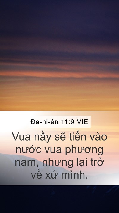 Ða-ni-ên 11:9 VIE Bible Verse Image