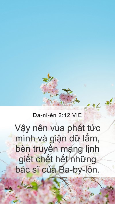 Ða-ni-ên 2:12 VIE Bible Verse Image
