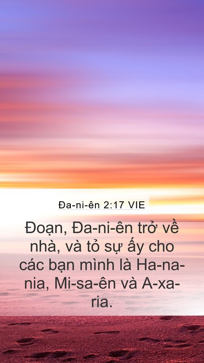 Ða-ni-ên 2:17 VIE Bible Verse Image