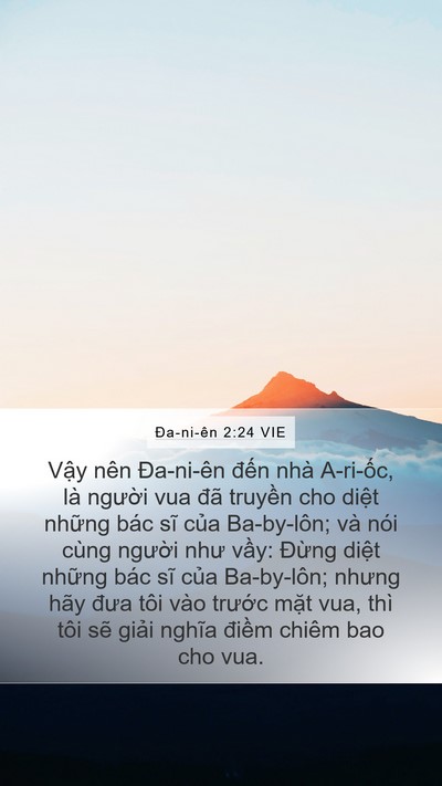 Ða-ni-ên 2:24 VIE Bible Verse Image