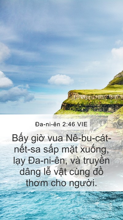 Ða-ni-ên 2:46 VIE Bible Verse Image