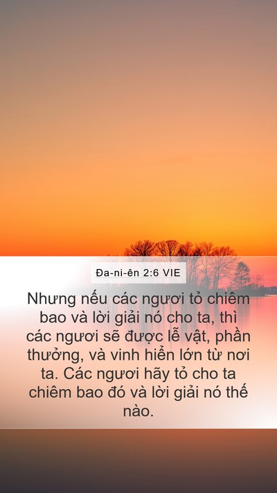Ða-ni-ên 2:6 VIE Bible Verse Image