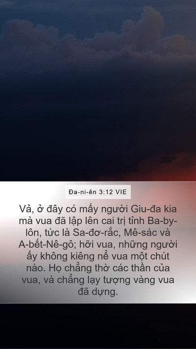 Ða-ni-ên 3:12 VIE Bible Verse Image