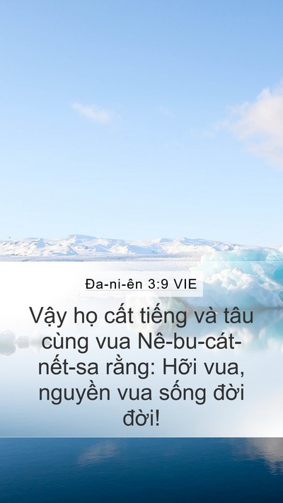 Ða-ni-ên 3:9 VIE Bible Verse Image
