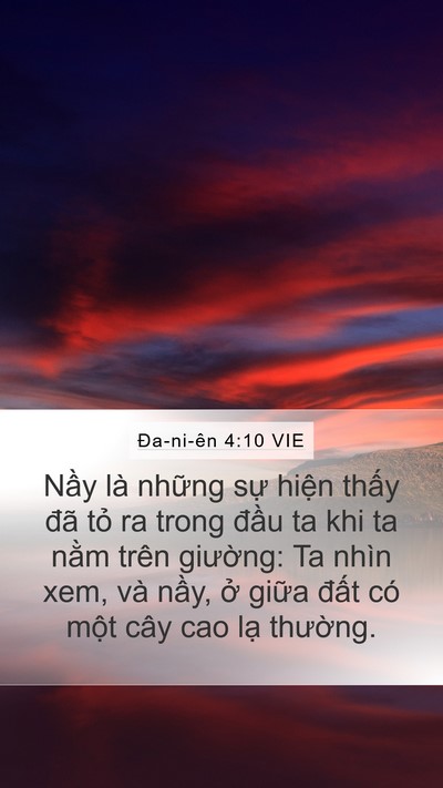 Ða-ni-ên 4:10 VIE Bible Verse Image