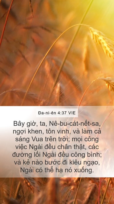 Ða-ni-ên 4:37 VIE Bible Verse Image