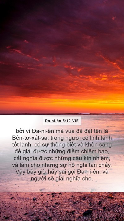 Ða-ni-ên 5:12 VIE Bible Verse Image