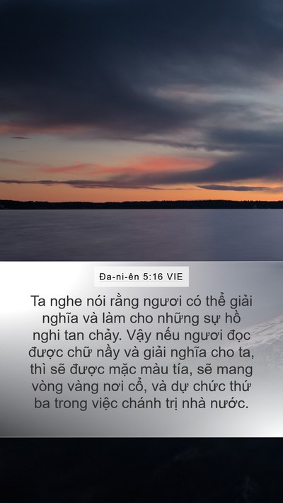 Ða-ni-ên 5:16 VIE Bible Verse Image