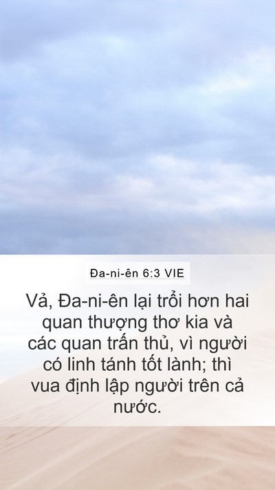 Ða-ni-ên 6:3 VIE Bible Verse Image