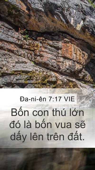 Ða-ni-ên 7:17 VIE Bible Verse Image