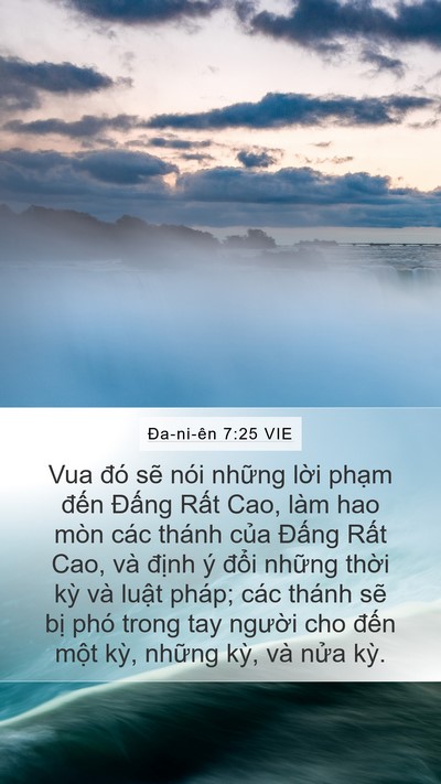 Ða-ni-ên 7:25 VIE Bible Verse Image