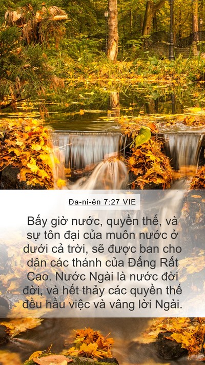Ða-ni-ên 7:27 VIE Bible Verse Image
